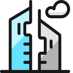 Modern Architecture Buildings Icon from Ultimate Colors Set