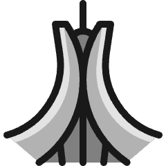 Modern Architecture Top Icon from Ultimate Colors Set