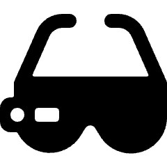 Camera Glasses Icon from Ultimate Bold Set