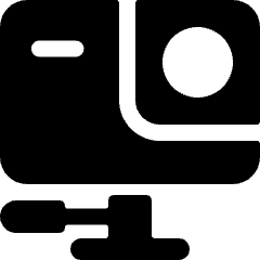 Go Pro Icon from Ultimate Bold Set