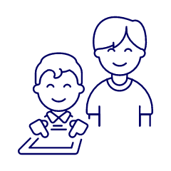 Home School 2 1 Illustration from UX Line Set