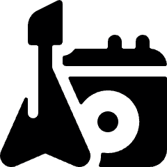 Modern Music Bass Guitar Icon from Ultimate Bold Set