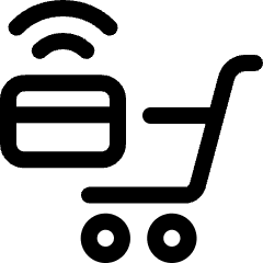 Cashless Payment Camera Product Scanning Cart Icon from Ultimate Regular Set