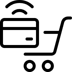 Cashless Payment Camera Product Scanning Cart Icon from Ultimate Light Set