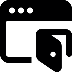 Cashless Payment E Wallet Browser Icon from Ultimate Bold Set