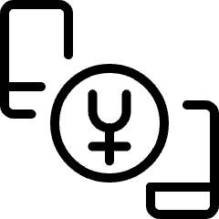 Cashless Payment Online Transfer Smartphone Yuan 2 Icon from Ultimate Light Set