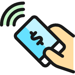 Contactless Payment Icon from Ultimate Colors Set