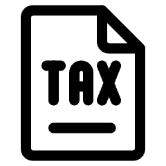 Electronic Billing Tax Document Icon from Ultimate Regular Set