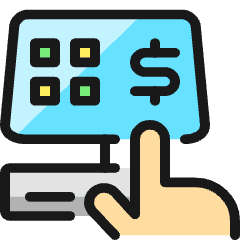 Self Payment Touch Icon from Ultimate Colors Set