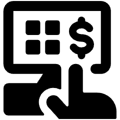 Self Payment Touch Icon from Ultimate Bold Set