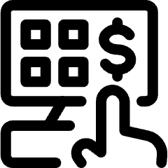 Self Payment Touch Icon from Ultimate Regular Set
