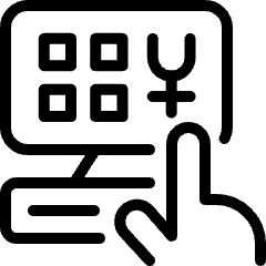 Self Payment Touch Yuan Icon from Ultimate Light Set