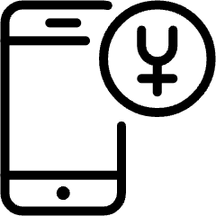 Smartphone Pay Yuan 2 Icon from Ultimate Light Set