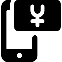 Smartphone Pay Yuan Icon from Ultimate Bold Set