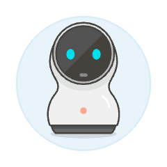 Lg Hub Robot Illustration from UX Colors Set