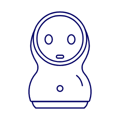 Lg Hub Robot Illustration from UX Line Set