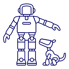 Robots Illustration from UX Line Set