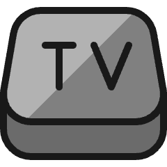 Modern Tv Apple Icon from Ultimate Colors Set