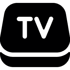 Modern Tv Apple Icon from Ultimate Bold Set