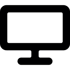 Modern Tv Flat Screen Icon from Ultimate Bold Set