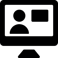 Modern Tv News Icon from Ultimate Bold Set