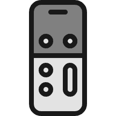 Modern Tv Remote Smart Icon from Ultimate Colors Set