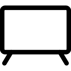 Modern Tv Wide Icon from Ultimate Regular Set