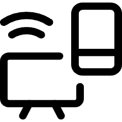 Smart Tv And Phone Icon from Ultimate Regular Set