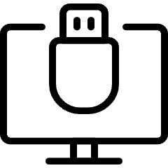 Smart Tv Connection Usb Icon from Ultimate Light Set