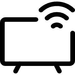 Smart Tv Connection Wifi Icon from Ultimate Regular Set