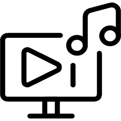 Smart Tv Music Control Next Icon from Ultimate Light Set