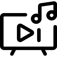 Smart Tv Music Control Next Icon from Ultimate Regular Set