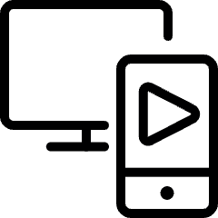 Smart Tv Phone Control Play Icon from Ultimate Light Set