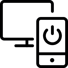 Smart Tv Phone Control Power Icon from Ultimate Light Set