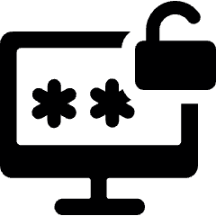 Smart Tv Unlock Password Icon from Ultimate Bold Set