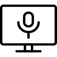 Smart Tv Voice Control 1 Icon from Ultimate Light Set