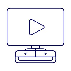 Television Modern 2 Illustration from UX Line Set