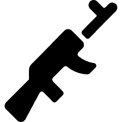 Modern Weapon Machine Gun 1 Icon from Ultimate Bold Set