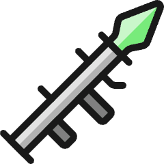 Modern Weapon Machine Gun Icon from Ultimate Colors Set