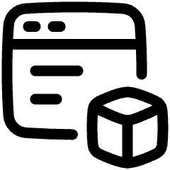 Browser Modules Icon from Plump Line Set