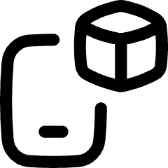 Mobile Phone Modules Icon from Flex Line Set
