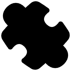 Module Puzzle 1 Icon from Flex Solid Set