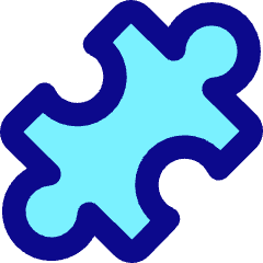 Module Puzzle 1 Icon from Core Pop Set