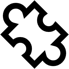 Module Puzzle 1 Icon from Sharp Line Set