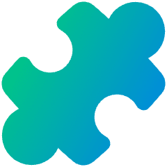 Module Puzzle 1 Icon from Plump Gradient Set