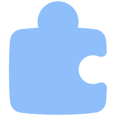Module Puzzle 2 Icon from Plump Flat Set