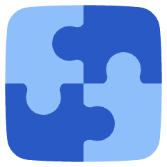 Module Puzzle 3 Icon from Plump Flat Set