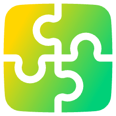 Module Puzzle 3 Icon from Plump Gradient Set