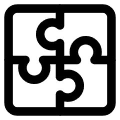 Module Puzzle 3 Icon from Core Line Set