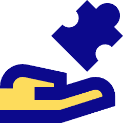 Module Puzzle Hand Icon from Sharp Pop Set
